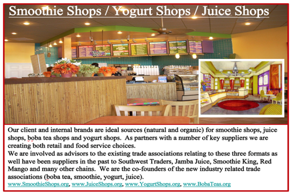 Smoothie Shops Yogurt Shops Juice SHops