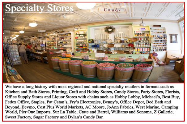 Specialty Stores